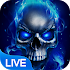 Blue Fire Skull Live Wallpaper1.4.3