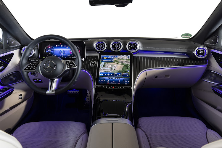 A giant portrait touchscreen dominates the centre console. Picture: SUPPLIED