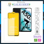 Kính Cường Lực Samsung A20 A20S A30 A30S A50 A50S Full Màn Trong Suốt 9D Cao Cấp Độ Cứng 21H Tặng Kèm Khăn Lau Màn Hình