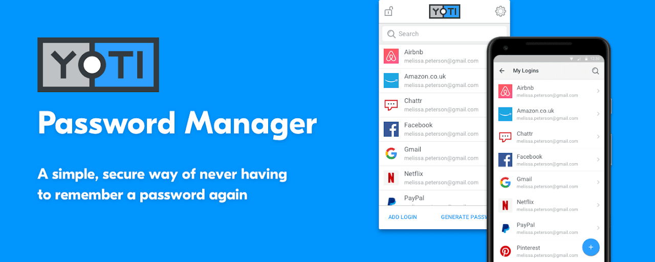 Yoti Password Manager Preview image 2