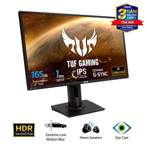 Màn hình ASUS TUF Gaming VG27AQ IPS/ 2K/ 165Hz