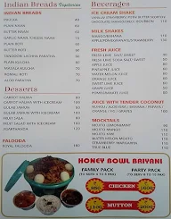 Honey Spice menu 6