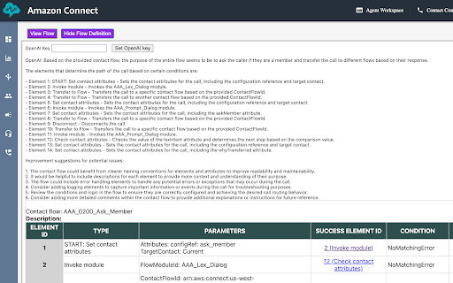 Amazon Connect Flow Extension