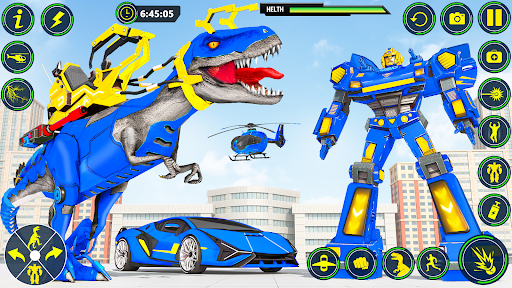 Screenshot Dino Transform Robot Car Game