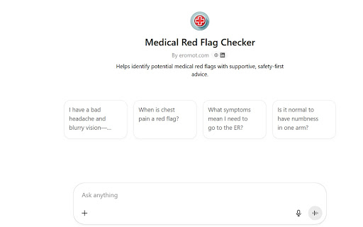 Medical Red Flag Checker