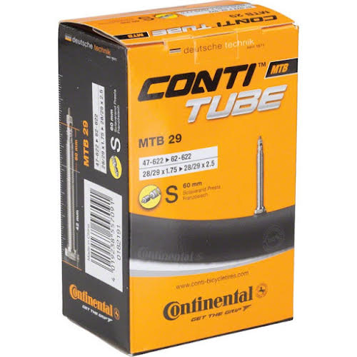 Continental 29 x 1.75-2.5 60mm Presta Valve Tube