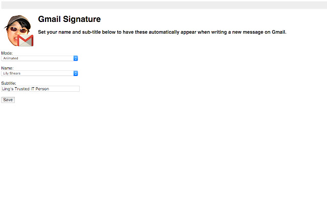 LINGsCARS - Gmail Signatures chrome extension