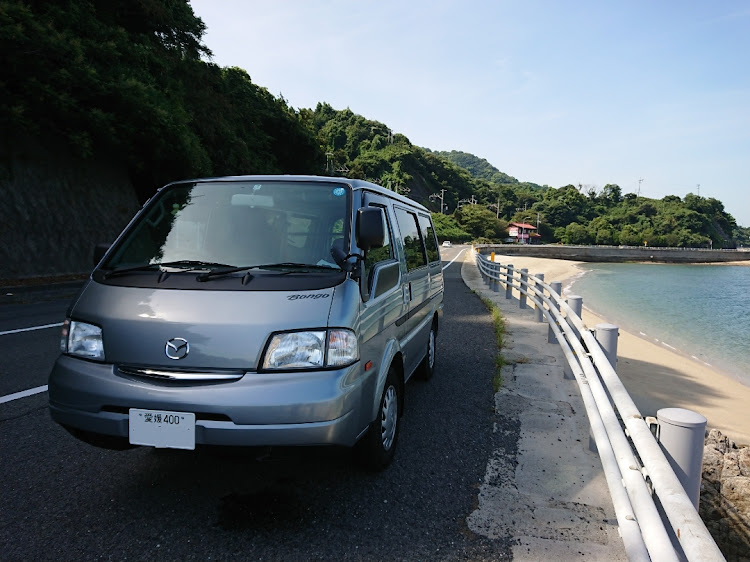 ボンゴバンの小型貨物・４ナンバー・ボンゴと共に・海沿いドライブに関するカスタム事例の投稿画像1枚目