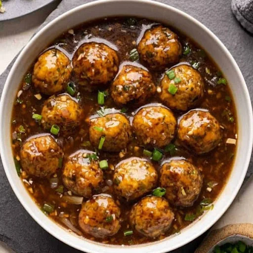 Veg Ball Manchurian-Gravy