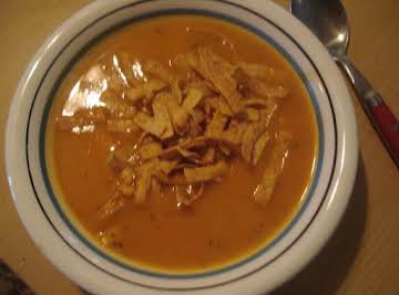 Mexican Butternut Squash Soup/Caldo de Calabaza