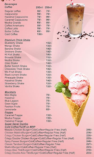 Kofe Glacee menu 1