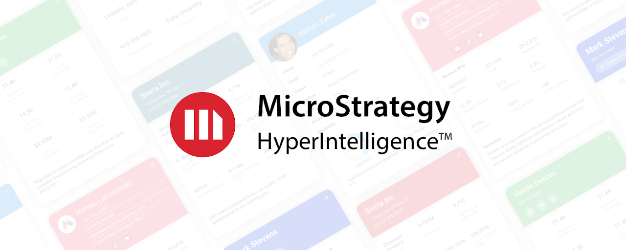 MicroStrategy HyperIntelligence Preview image 2