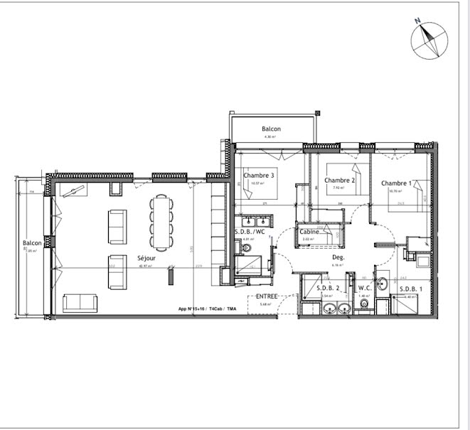 Vente appartement 4/5 pièces 102 m² à La Plagne (73210), 840 000 €