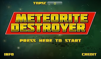 Meteorite Destroyer Screenshot