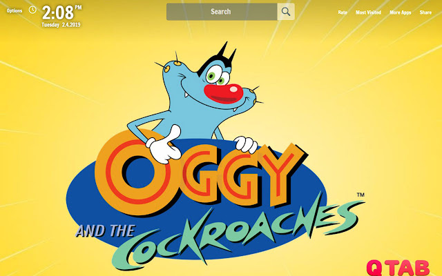 Oggy and the Cockroaches New Tab Wallpapers