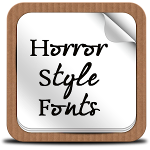 Horror Style Fonts  Icon