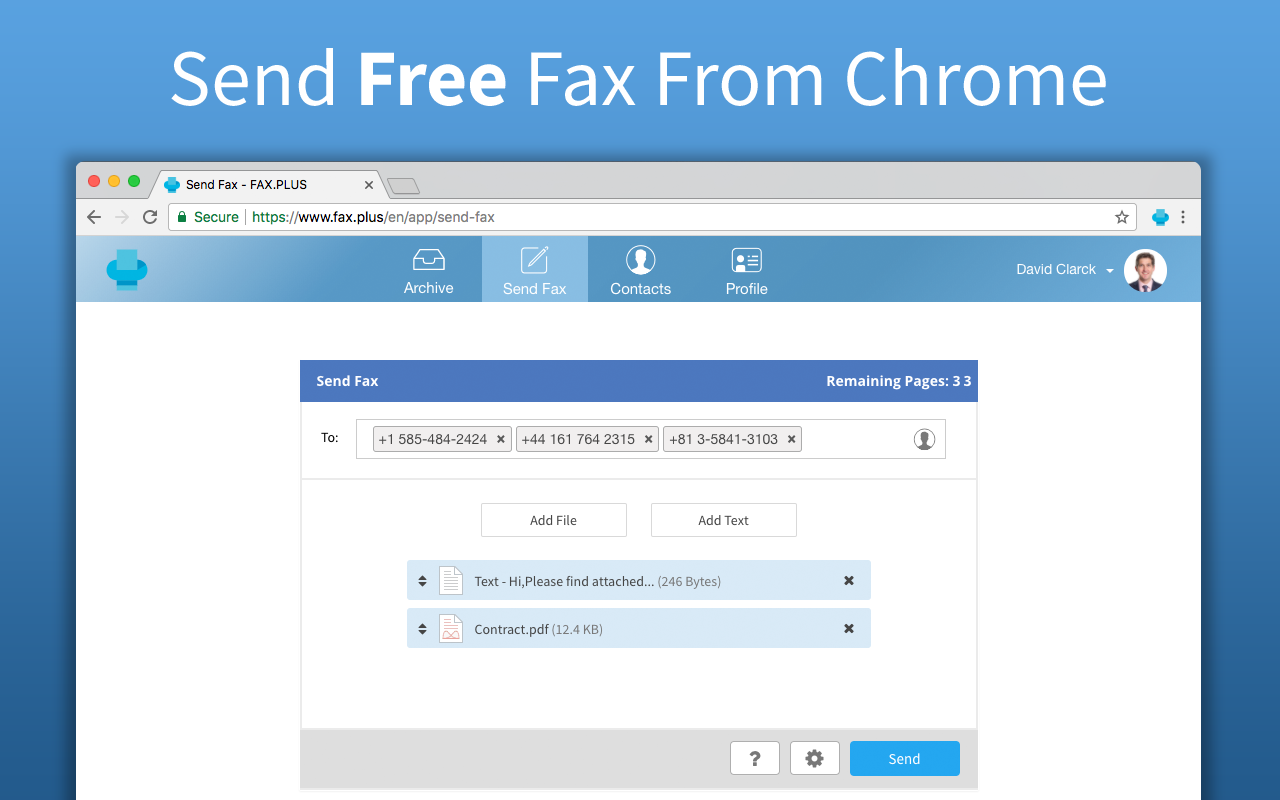 FAX.PLUS - Receive & Send Fax (Free Trial) Preview image 4