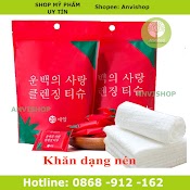 Khăn Tẩy Trang - Khăn Lau Dùng Một Lần - Khăn Mặt Một Lần Anvishop Dạng Viên Nén (1 Viên)