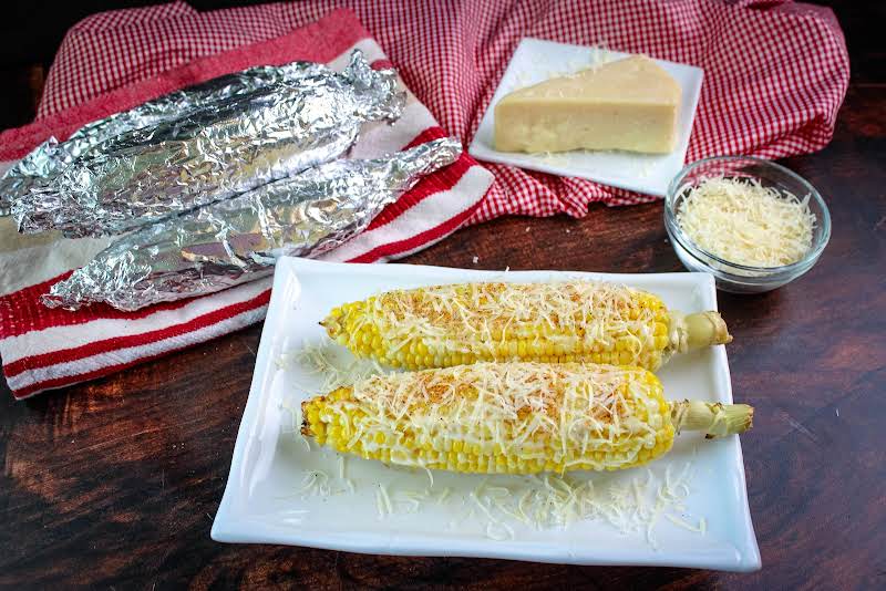 Sprinkle Parmesan Over The Crazy Corn.