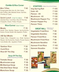 Alankar Bhavan menu 1