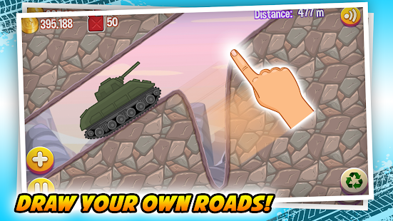 Road Draw: Climb Your Own Hills (Mod)