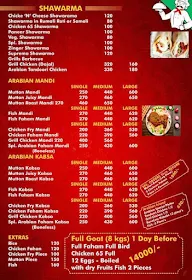 Al Arabian Matam Ali Mandi menu 4