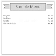 A-1 Biryani Centre menu 1