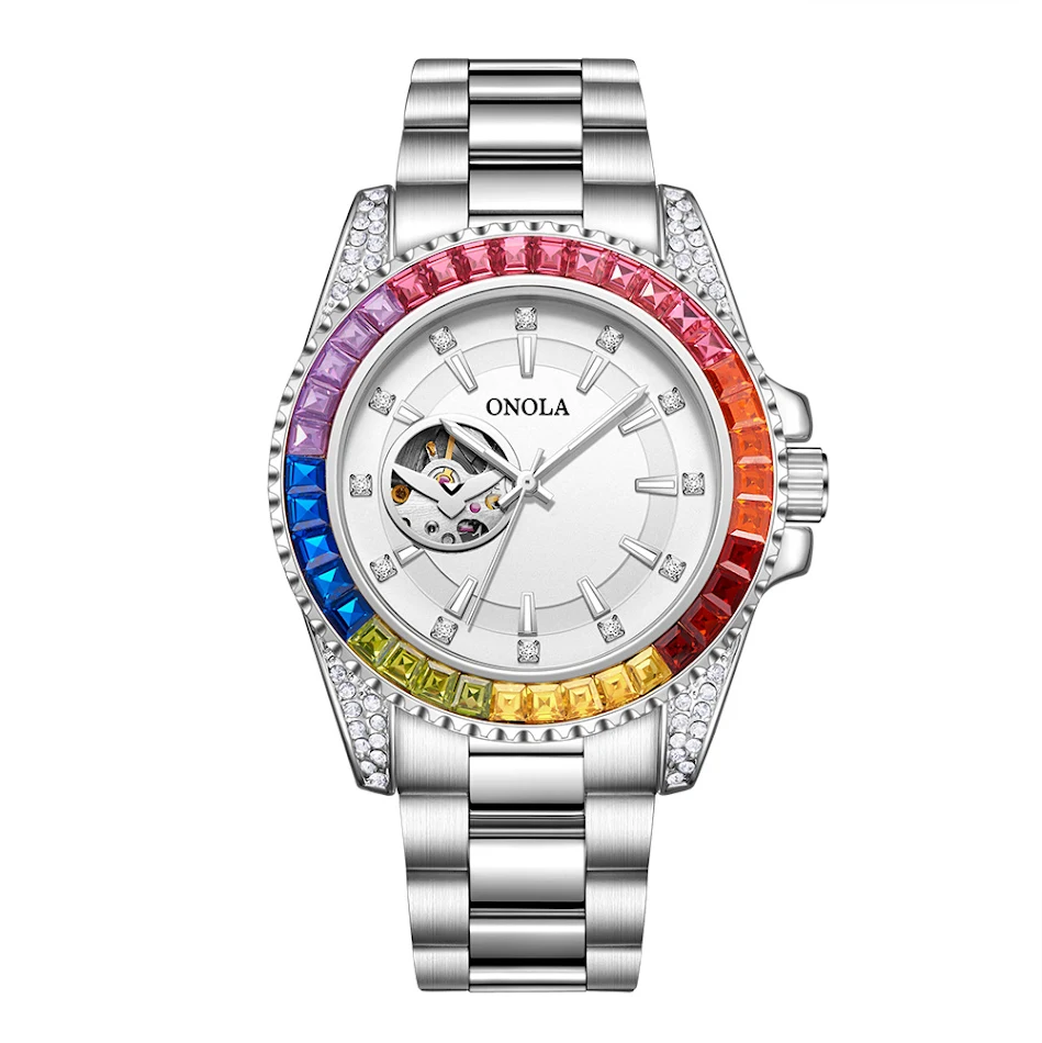 Montre Mécanique Automatique Homme avec Bracelet en Acier Fin à Noyau Solide Élégance et précision intemporelles Confort et durabilité pour un style affirmé
