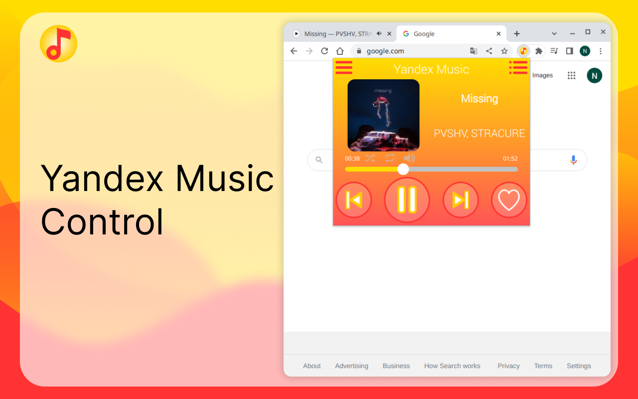 Yandex Music control Preview image 1