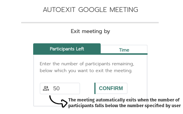Google Meet AutoExit Preview image 4