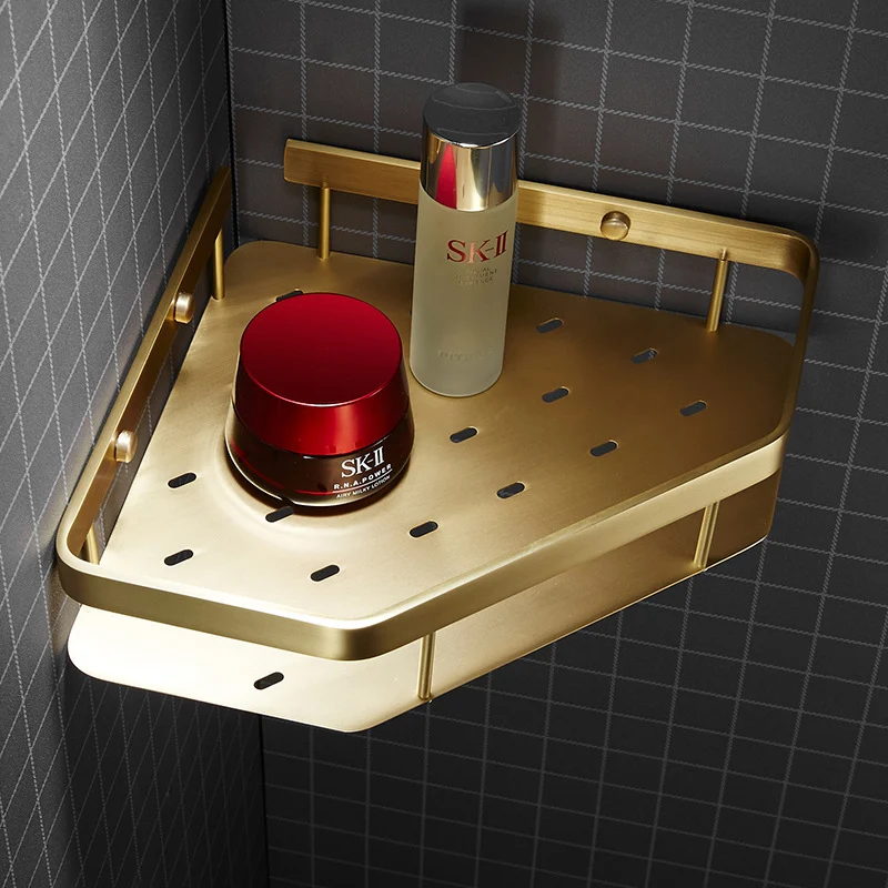 Bathroom Wall Storage Copper Rack. Maximize your bathroom space with this stylish and durable storage solution, perfect 