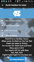 UNC TAR HEELS Ringtones  - Off Screenshot