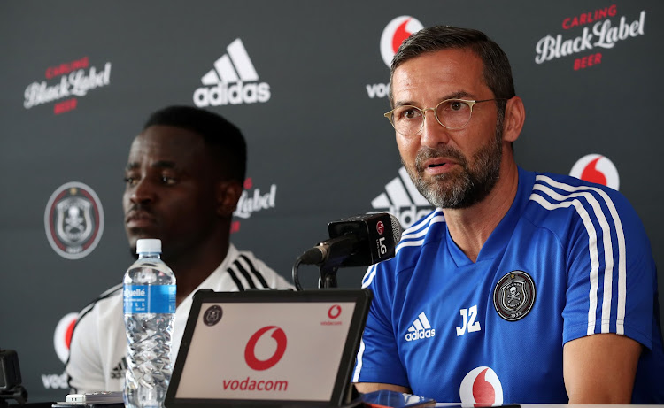 Josef Zinnbauer, coach of Orlando Pirates during the Absa Premiership 2019/20 Orlando Pirates Media Day at the Rand Stadium, Johannesburg on the 13 January 2020.