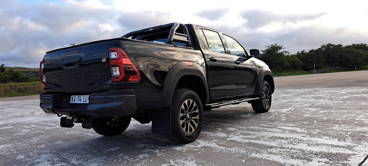 The Hilux GR Sport is one of a small handful of bakkies capable of a sub-ten-second 0-100 time. Picture: DENIS DROPPA