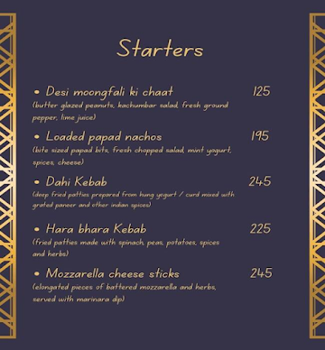 Masala Grill menu 