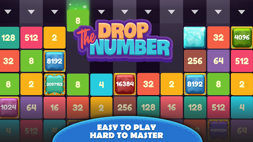 Number Drop: 2048 Merge Blocks