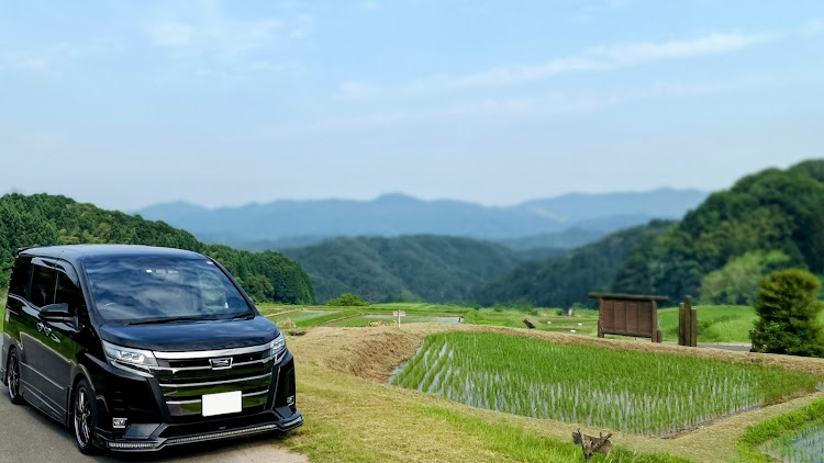 ノアのBBS RI-A・島根県・山王寺棚田・気まぐれドライブに関するカスタム事例の投稿画像2枚目