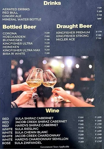 Brew 35 menu 