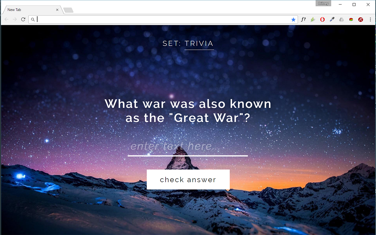 Trivia Tab Preview image 1