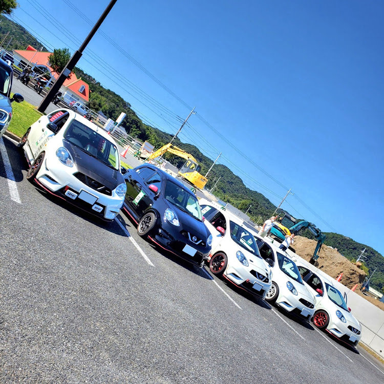 マーチの『ホットハッチ』で行こうぜぇ🔥・カルガモ★ツーリング2022　inCHIBA・気分は『清澄Rally』な雰囲気で⤴️⤴️・雲ひとつない、カラッとした秋晴れ☀️🍁🌾・Team うまくたピーナッツ🥜に関するカスタム事例の投稿画像9枚目