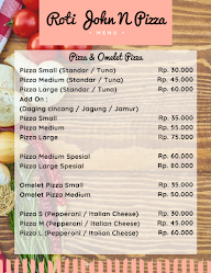 Rotea - Roti Long John N Pizza menu 2