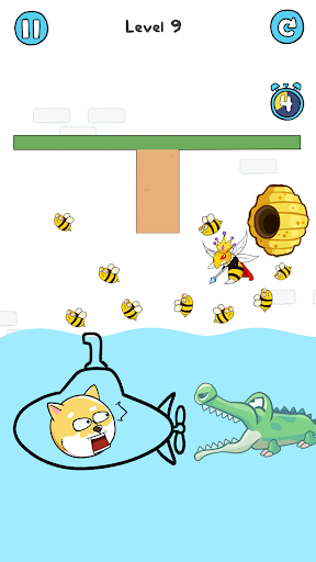 Screenshot Doge Rescue: Draw To Save