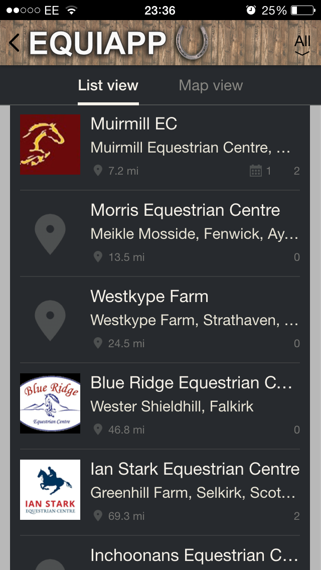 EquiApp Screen 3