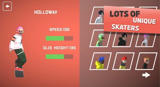 Screenshot skateboard games Skate Verse