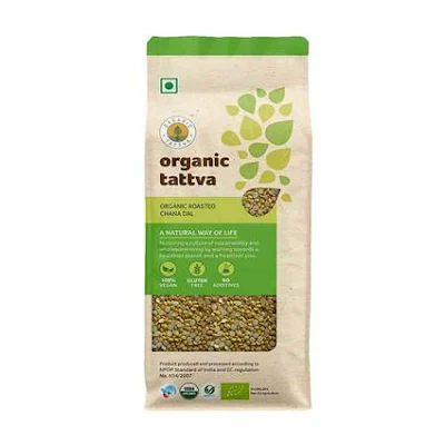 Organic Tattva Roasted Chana Dal 500 Gm - 1 pc