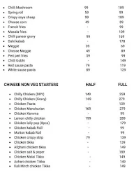 Punjabi Food menu 3