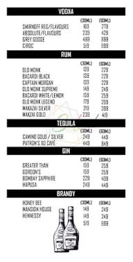 Salud Restrolounge menu 2