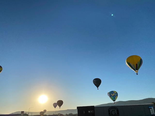 Hot air balloons