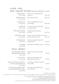 Prego - The Westin menu 7