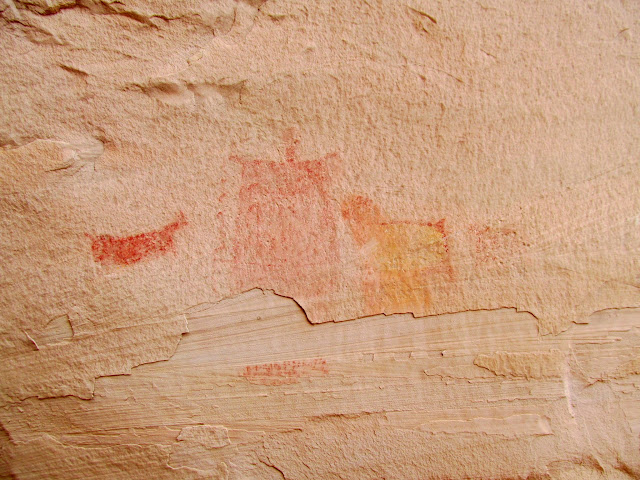 Barrier Canyon style pictographs